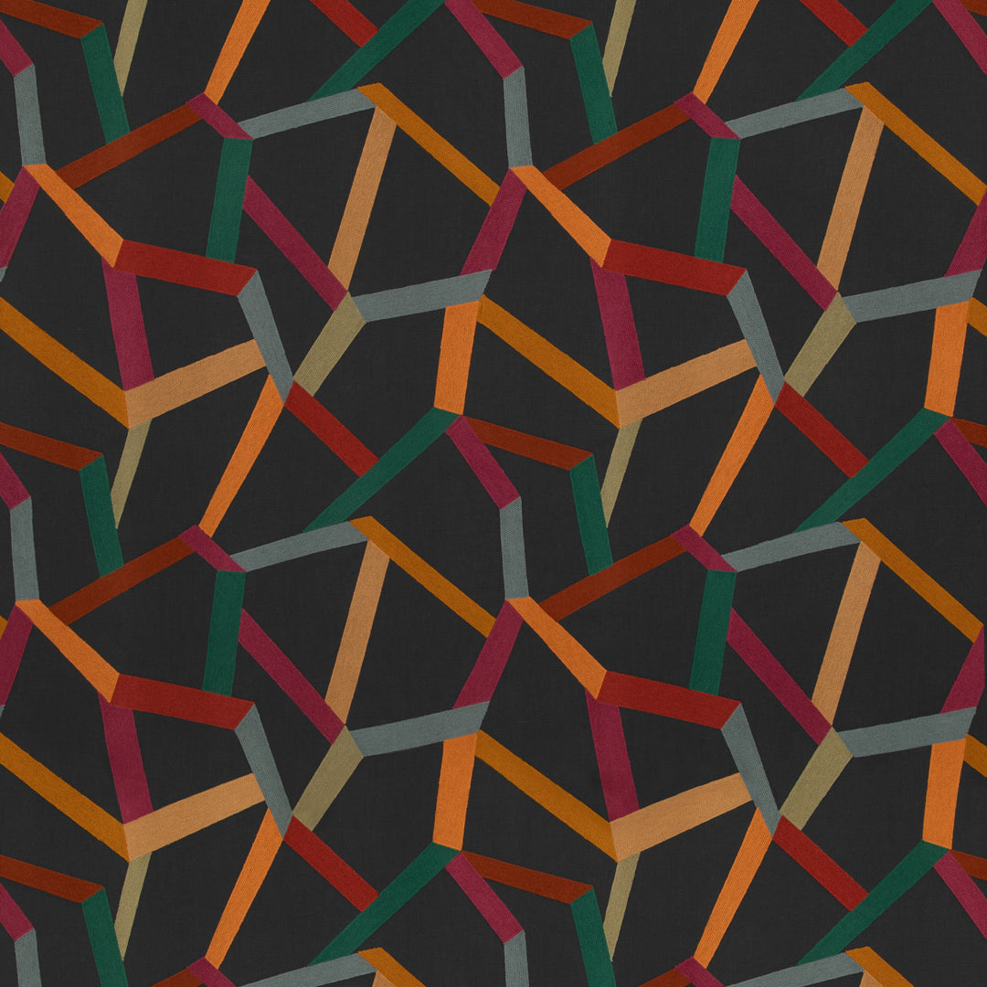 Beltane - Midnight Blue By Mulberry Fabric