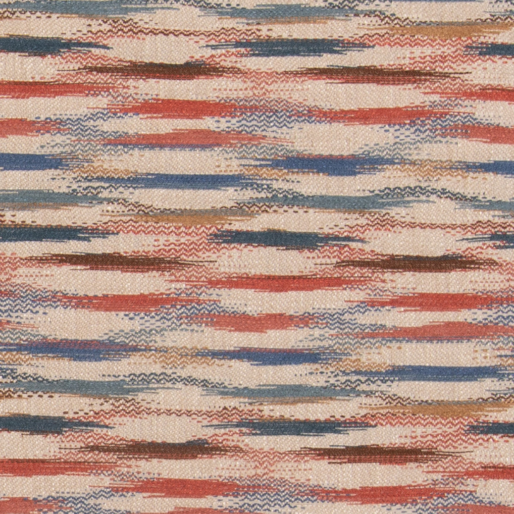 Felbrigg - Red/Blue By Mulberry Fabric