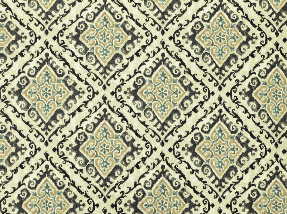 Feabhra 999 Slate by Covington Fabric 100% COTTON Pakistan 30000 Horizontal: 17.75 and Vertical: 18 55 - Fabric Carolina -