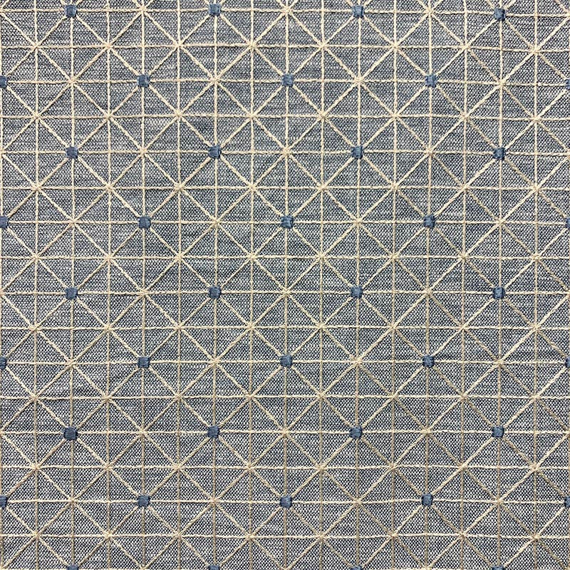 Felix Azure by Magnolia Fabric - 71 POLY, 28 COT, (EMB 100% VIS.) INDIA 51,000 Horizontal: 3.25 and Vertical: 3.2 54 - Fabric Carolina -