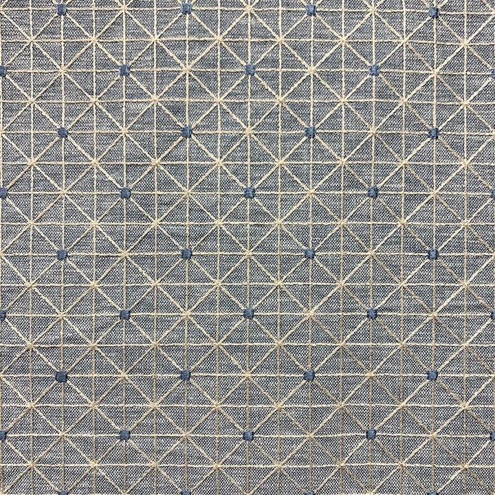 Felix Azure by Magnolia Fabric - 71 POLY, 28 COT, (EMB 100% VIS.) INDIA 51,000 Horizontal: 3.25 and Vertical: 3.2 54 - Fabric Carolina -