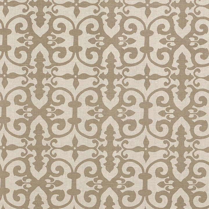 Ferne Park Brown FERN002 by Schumacher Designer Fabric VEERE GRENNEY I LINEN 100% UNITED KINGDOM MARTINDALE 18,000 </p><p>Repeat: Horizontal: 8" (20CM) and Vertical: 8" (20CM) 47 - Swanky Fabrics -