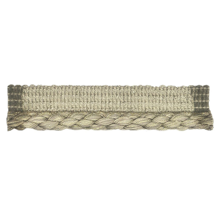 Fess 3 Mushroom by Stout Designer Trim MOONDUST TRIM 58%SVI 32%LIN 10%MTL ITALY </p><p>Repeat: 0 0.38 in - Swanky Fabrics -
