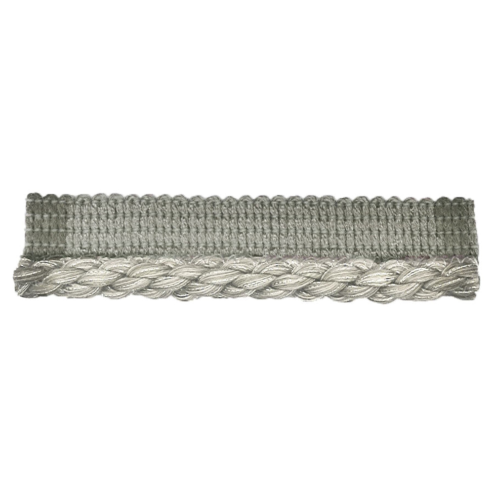Fess 6 Nickel by Stout Trim Moondust Trim 58% Spun Viscose 32% Linen 10% Metallic ITALY Horizontal: 0 and Vertical: 0 0.38 in - Fabric Carolina -