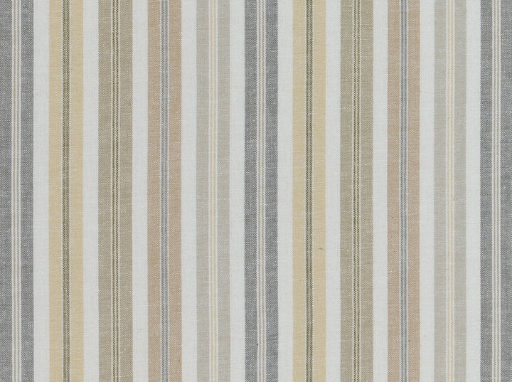 Festivus Stripe Travertine 145 by Covington Fabric 85% COTTON 15% LINEN INA 10000 Horizontal: 7 and Vertical: 0 54 - Fabric Carolina -