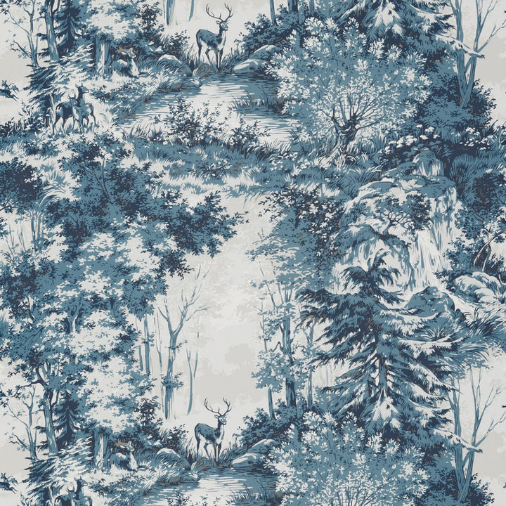 Torridon Indigo by Mulberry Wallcovering Mulberry Wallcovering Torridon IndigoWallcovering MODERN COUNTRY NON WOVEN - 100% United Kingdom </p><p>Repeat: H: 26.989, V: 20.488 26.989 - Fabric Carolina -