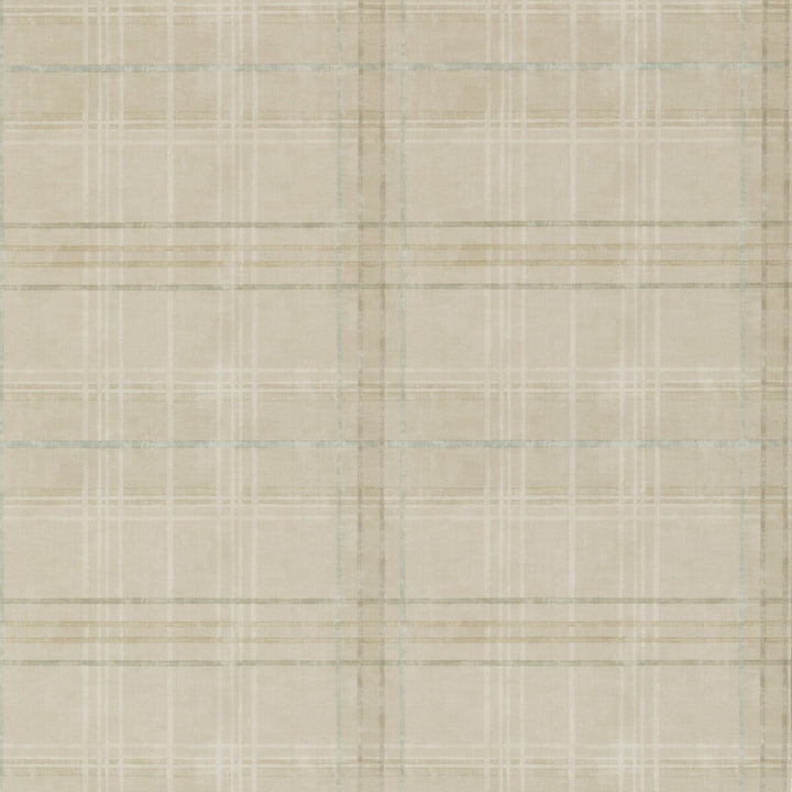 Shetland Plaid Stone by Mulberry Wallcovering MODERN COUNTRY PAPER - 100% United Kingdom - Horizontal: 26.989 and Vertical: 12.608 26.989 - Fabric Carolina -