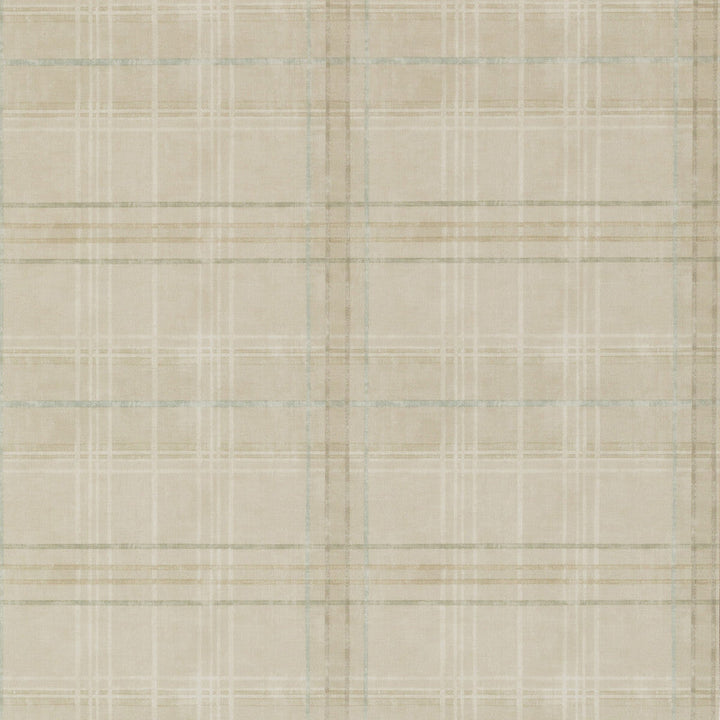 Shetland Plaid Stone by Mulberry Designer Wallcovering MODERN COUNTRY PAPER - 100% United Kingdom Horizontal: 26.989 and Vertical: 12.608 26.989 - Swanky Fabrics -
