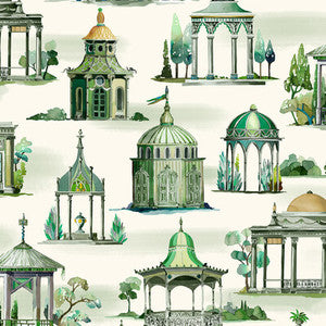 Follies Emerald by Mulberry Wallcovering