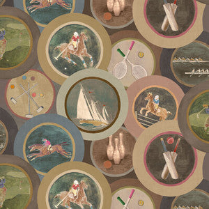 Sporting Life Woodsmoke by Mulberry Wallcovering
