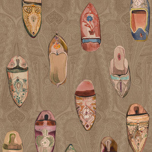 Babouches Antique by Mulberry Wallcovering