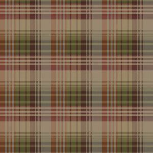 Mulberry Ancient Tartan Red/Plum by Mulberry Wallcovering