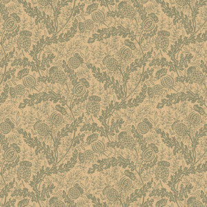 Mulberry Thistle Teal FG108.R11.0 by Mulberry Wallcovering