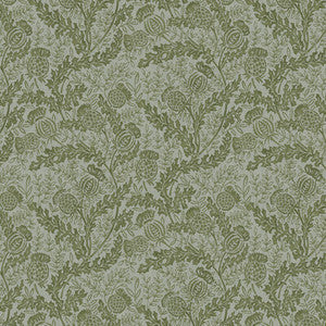 Mulberry Thistle Green/Teal FG108.S47.0 by Mulberry Wallcovering