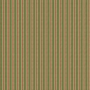 Somerton Stripe Green FG109.S101.0 by Mulberry Wallcovering