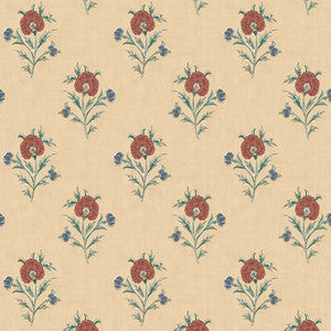 Somerton Red/Green FG111.V117.0 by Mulberry Wallcovering