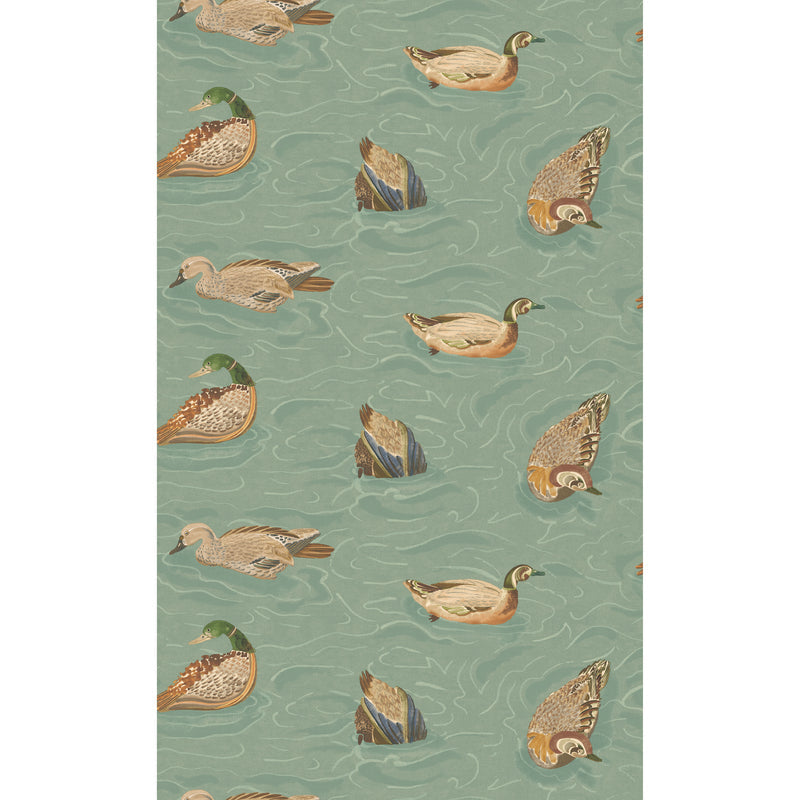 Teal By Mulberry Wallcovering