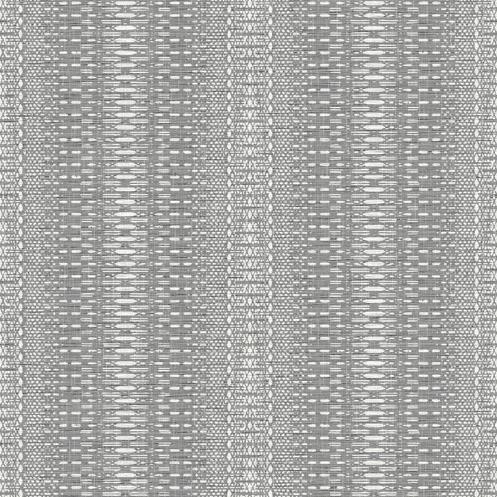 Market Stripe Black Wallpaper by York Wallcoverings Simply Farmhouse Covers about 56.4 square feet 20.5-in by 33-ft long roll Unpasted 20.5 - Fabric Carolina -