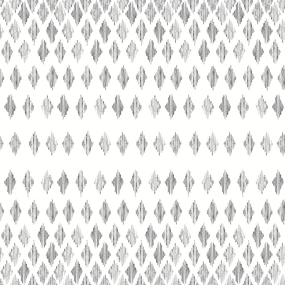 Diamond Ombre Black & White Wallpaper by York Wallcoverings Simply Farmhouse Covers about 56.4 square feet 20.5-in by 33-ft long roll Unpasted 20.5 - Fabric Carolina -