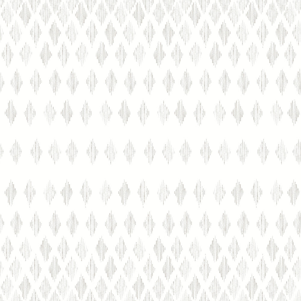 Diamond Ombre Linen & White Wallpaper by York Wallcoverings Simply Farmhouse Covers about 56.4 square feet 20.5-in by 33-ft long roll Unpasted 20.5 - Fabric Carolina -