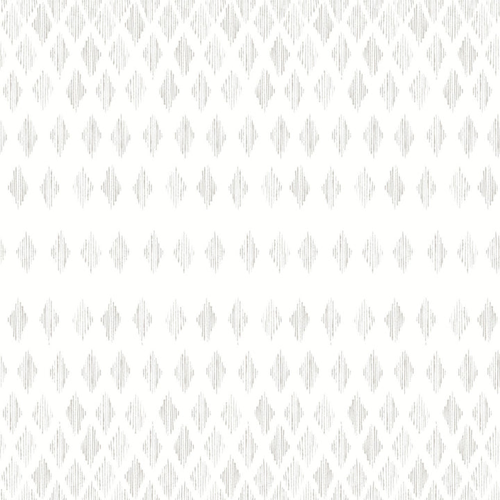 Diamond Ombre Linen & White Wallpaper by York Wallcoverings Simply Farmhouse Covers about 56.4 square feet 20.5-in by 33-ft long roll Unpasted 20.5 - Fabric Carolina -