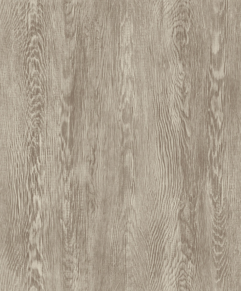 Quarter Sawn Wood Brown Wallpaper by York Wallcoverings Simply Farmhouse Covers about 57 square feet 20.86-in by 32.79-ft long roll Unpasted 20.86 - Fabric Carolina -