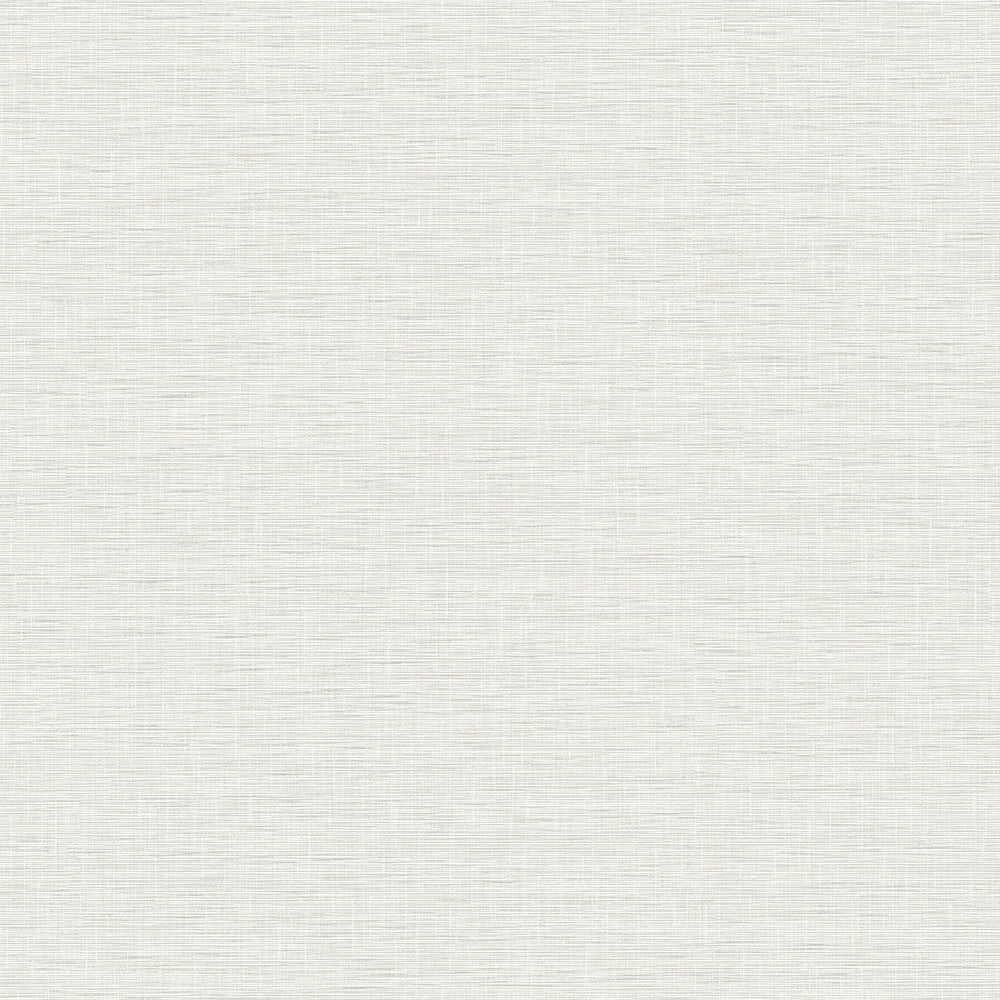 Silk Linen Weave White Wallpaper by York Wallcoverings Simply Farmhouse Covers about 56.4 square feet 20.5-in by 33-ft long roll Unpasted 20.5 - Fabric Carolina -