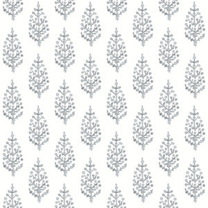 Paisley on Calico Grey Wallpaper by York Wallcoverings