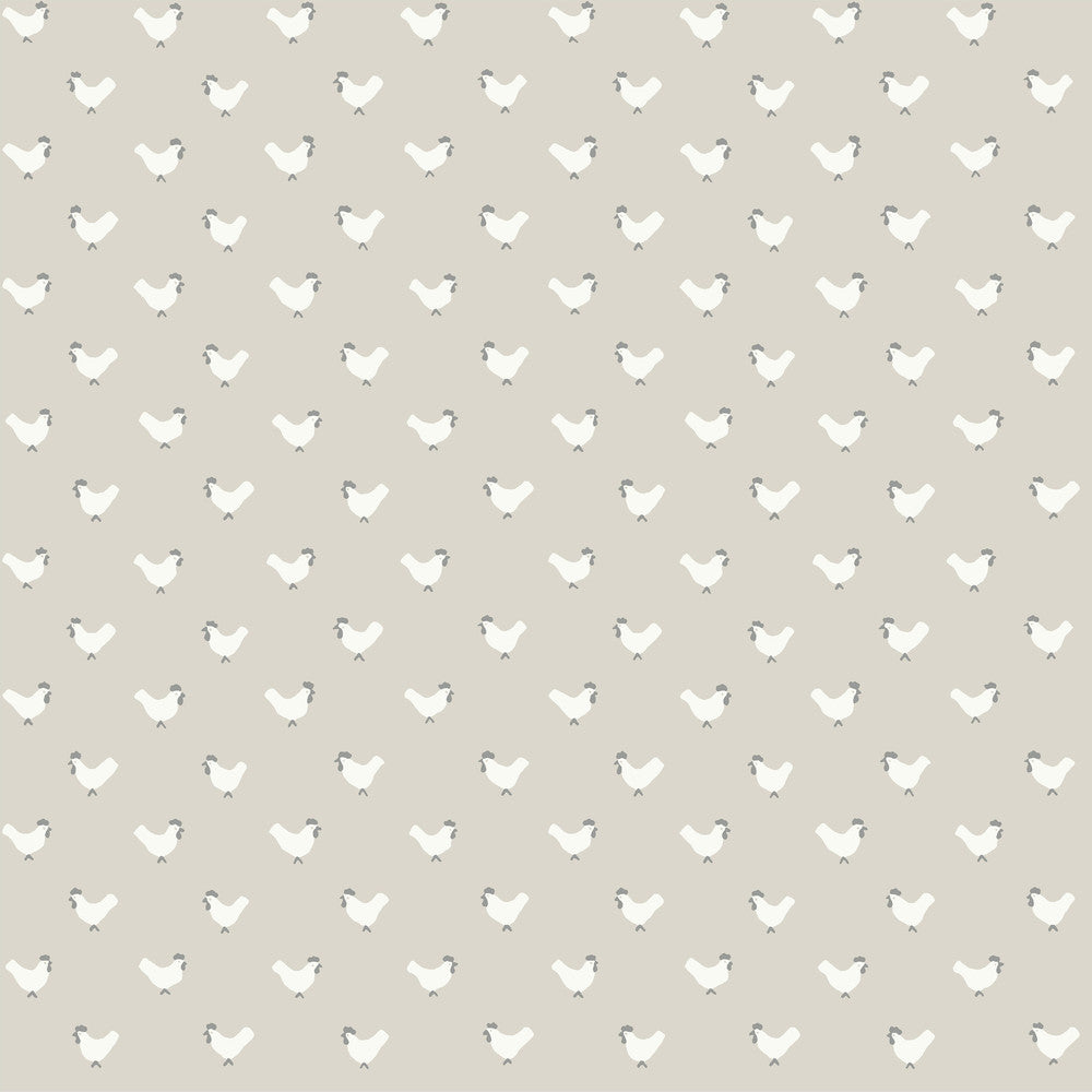 Roost Beige Wallpaper by York Wallcoverings Simply Farmhouse Covers about 56.4 square feet 20.5-in by 33-ft long roll Unpasted 20.5 - Fabric Carolina -