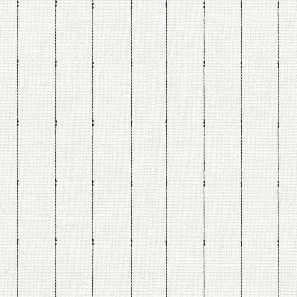 In Stitches Stripe Black & Cream Wallpaper by York Wallcoverings Simply Farmhouse Covers about 56.4 square feet 20.5-in by 33-ft long roll Unpasted 0 - Fabric Carolina -