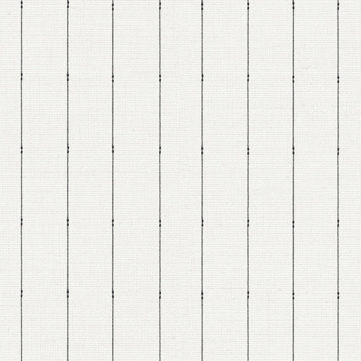 In Stitches Stripe Black & Cream Wallpaper by York Wallcoverings Simply Farmhouse Covers about 56.4 square feet 20.5-in by 33-ft long roll Unpasted 0 - Fabric Carolina -