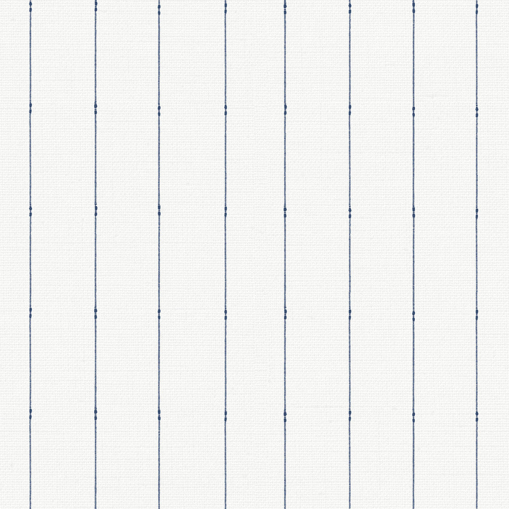In Stitches Stripe Navy & Cream Wallpaper by York Wallcoverings Simply Farmhouse Covers about 56.4 square feet 20.5-in by 33-ft long roll Unpasted 0 - Fabric Carolina -