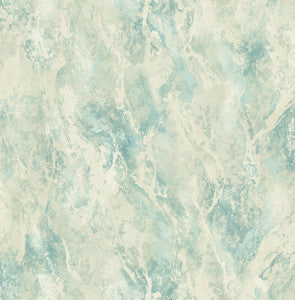 Paint Splatter Metallic Blue and Pearl by Seabrook Wallpaper