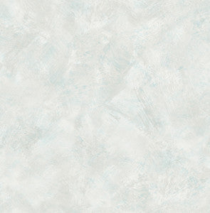 Faux Metallic Ivory, Powder Blue, and White by Seabrook Wallpaper