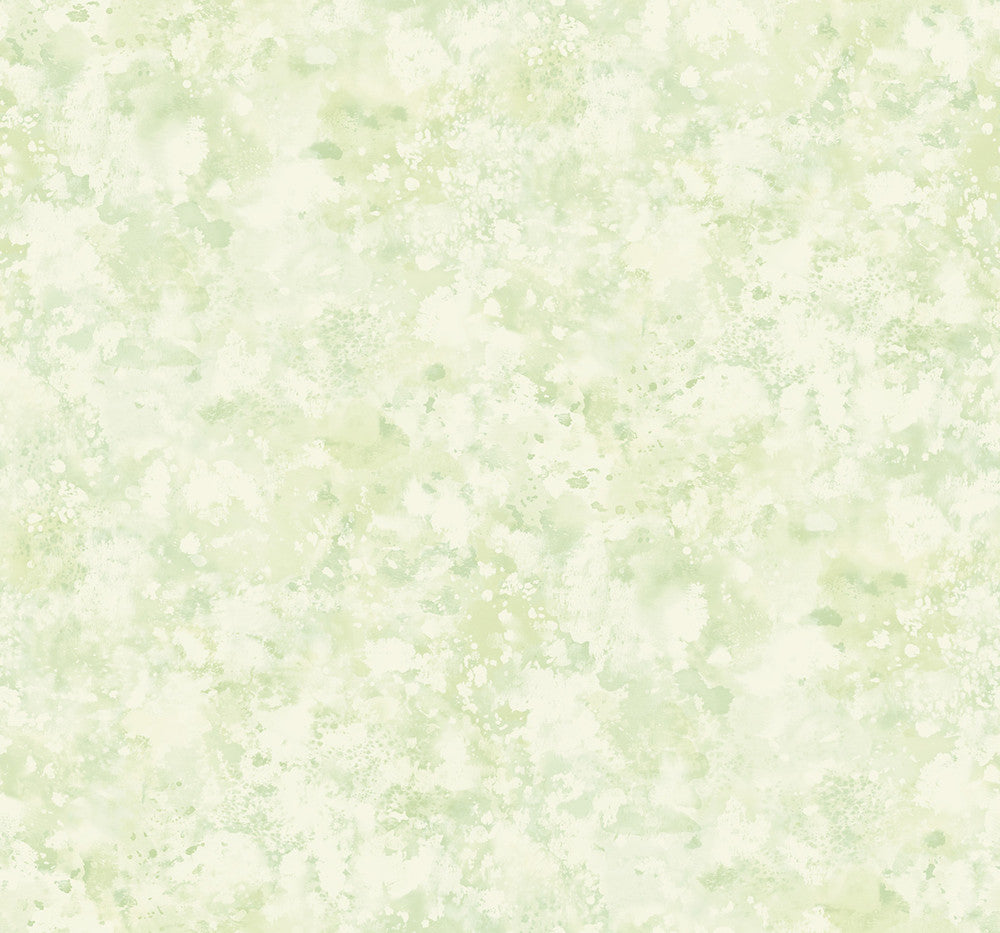 Waterdrop Floral Metallic Lime by Seabrook Wallpaper French Impressionist United States 60.55 24" 27" - Fabric Carolina -