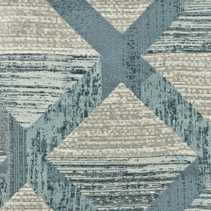 Fiasco 1 Harbor by Stout Designer Fabric COMFORTABLE LIVING BREEZE/INDIGO 41%SVI 21%BAM 19%COT 11%POL 8%LIN INDIA Horizontal: 13.500 and Vertical: 12.000 55 in - Swanky Fabrics -