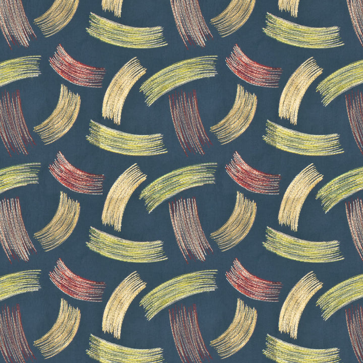 Fiddlesticks 1 Ink by Stout Fabric RAINBOW LIBRARY LAKE/INDIGO 100%COT %BEMB INDIA FLAME RETARDANT-N.F.P.A. 260A CLASS 1 CATB 117-2013 WYZENBEEK 39 000 DOUBLE RUB WEAR TEST (HEAVY DUTY) Horizontal: 12.875 and Vertical: 15.625 51.12 in - Fabric Carolina -