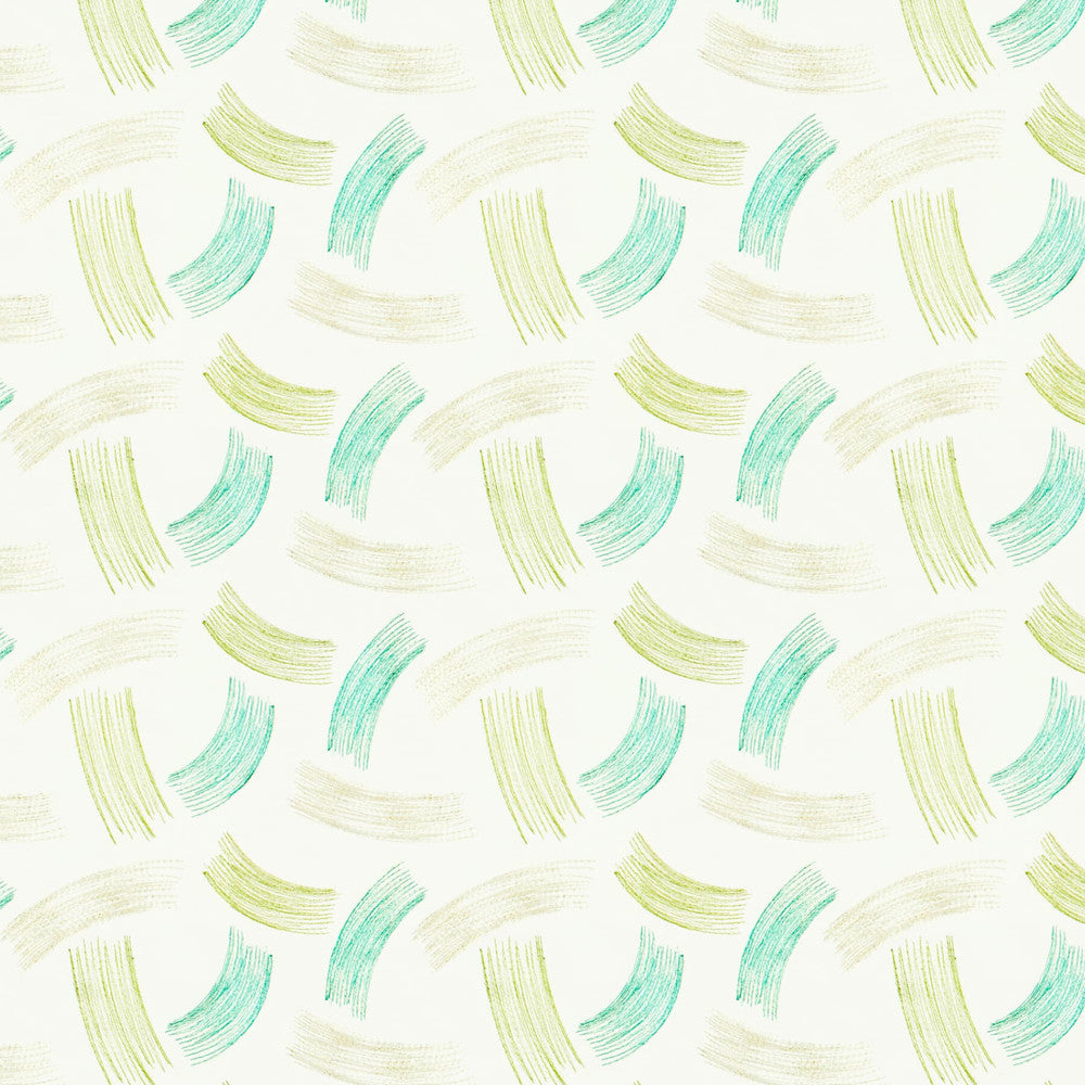 Fiddlesticks 4 Turquoise by Stout Fabric RAINBOW LIBRARY MINERAL/SEAMIST 100%COT %BEMB INDIA Horizontal: 12.875 and Vertical: 15.625 51.12 in - Fabric Carolina -
