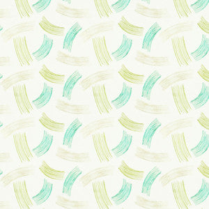 Fiddlesticks 4 Turquoise by Stout Fabric