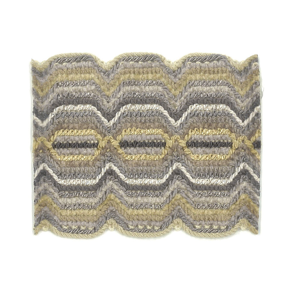 Fiesta 1 Jute by Stout Designer Trim New World Trim Volume Ii 91% Spun Viscose 9% Nylon CHINA Horizontal: 1 and Vertical: 0 2.88 in - Swanky Fabrics -