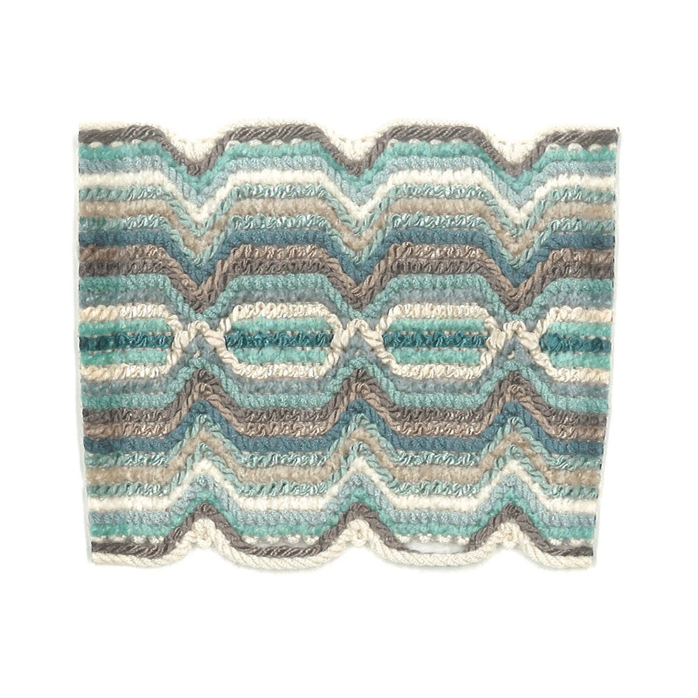 Fiesta 3 Caribbean by Stout Trim NEW WORLD TRIM VOLUME II 91%SVI 9%NYL CHINA Horizontal: 1.000 and Vertical: 0.000 2.88 in - Fabric Carolina -
