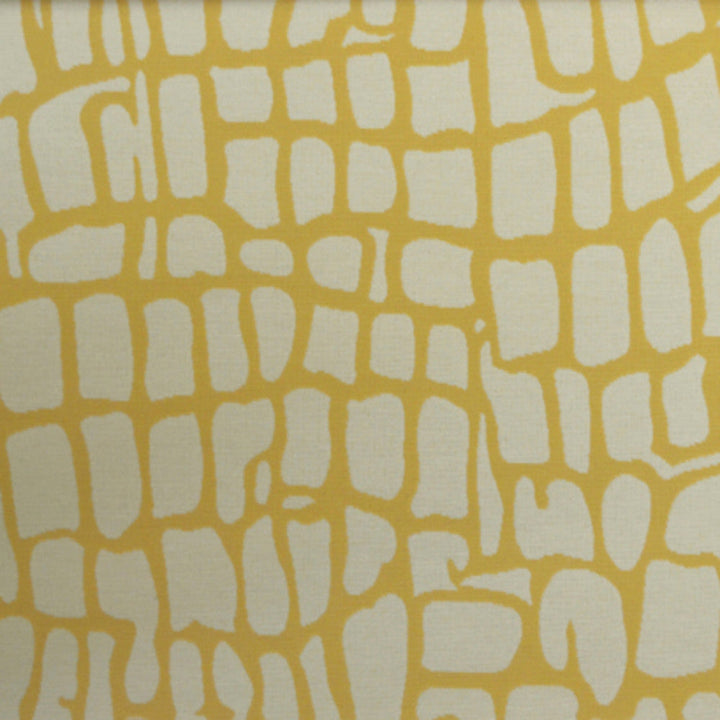 Fiji Col. Yellow by Europatex Designer Fabric Pacific 75% Cotton / 25% Polyester V: 16.34" H: 14.96" 57.00 inches - Swanky Fabrics -