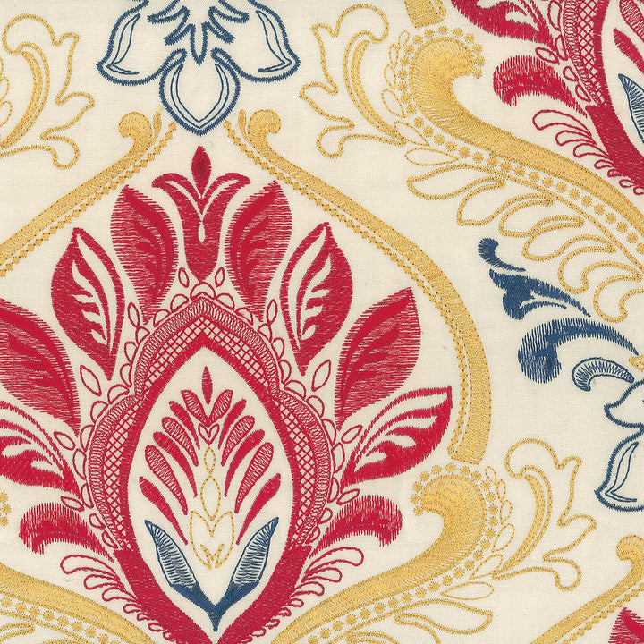 Finley 1 Americana by Stout Fabric EMBROIDERY IV 100%COT %BEMB INDIA </p><p>Repeat: 15.375 51.13 in - Fabric Carolina -