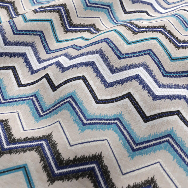 FIN 69J9301 by JF Fabric OCEAN'S AWAY 100% Polyolefin India Horizontal: 3.25 and Vertical: 12.25 54 - Fabric Carolina -