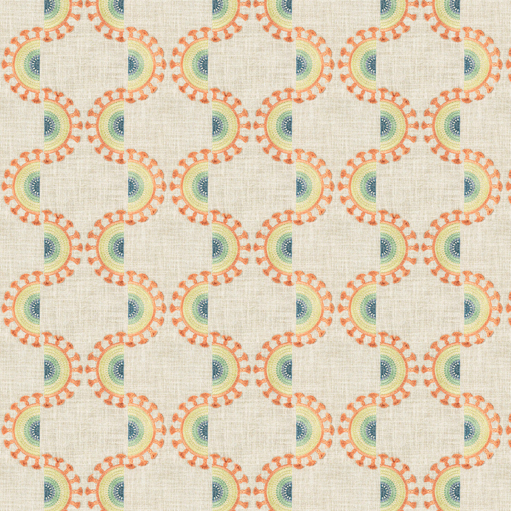 Fiord 1 Clay by Stout Designer Fabric RAINBOW LIBRARY TILE/SORBET 100%POL %PEMB INDIA FLAME RETARDANT-N.F.P.A. 701 SMALL SCALE Horizontal: 12.750 and Vertical: 9.250 52 in - Swanky Fabrics -