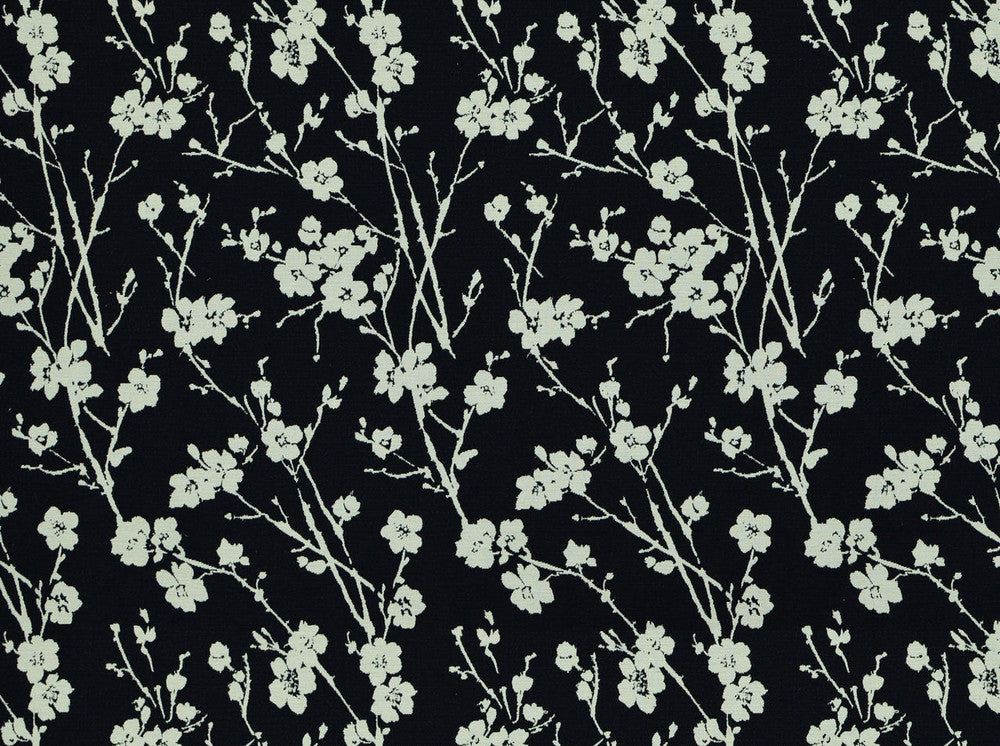Fiore 99 Onyx by Covington Fabric 60% COTTON, 40% POLYESTER Turkey 100000 Horizontal: 14 and Vertical: 24.5 56 - Fabric Carolina -