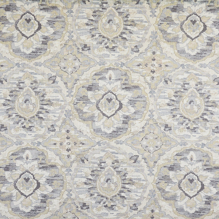 Flair # 313 Frost by Maxwell Fabric COLOR WAVES-PRECIOUS METALS 70% VISCOSE 30% LINEN SPAIN </p><p>Repeat: Horizontal: and Vertical: V&H-27 54" - Fabric Carolina -