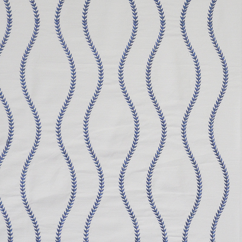 Francoise # 106 Bluejay by Maxwell Fabric COLOR THEORY-VOL.II TRUE BLUE 75% COTTON/25% VISCOSE RAYON NONE INDIA V-7.5"H-8.5" 54"EMB.-51 - Fabric Carolina -