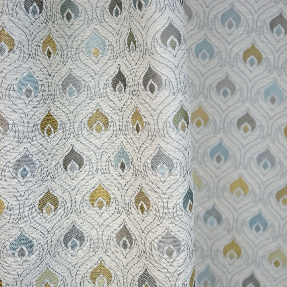 Flame 61Sj101 by JF Designer Fabric JF Studio 57% Viscose, 43% Polyester India Horizontal: 13.125 and Vertical: 8.75 57 - Swanky Fabrics -