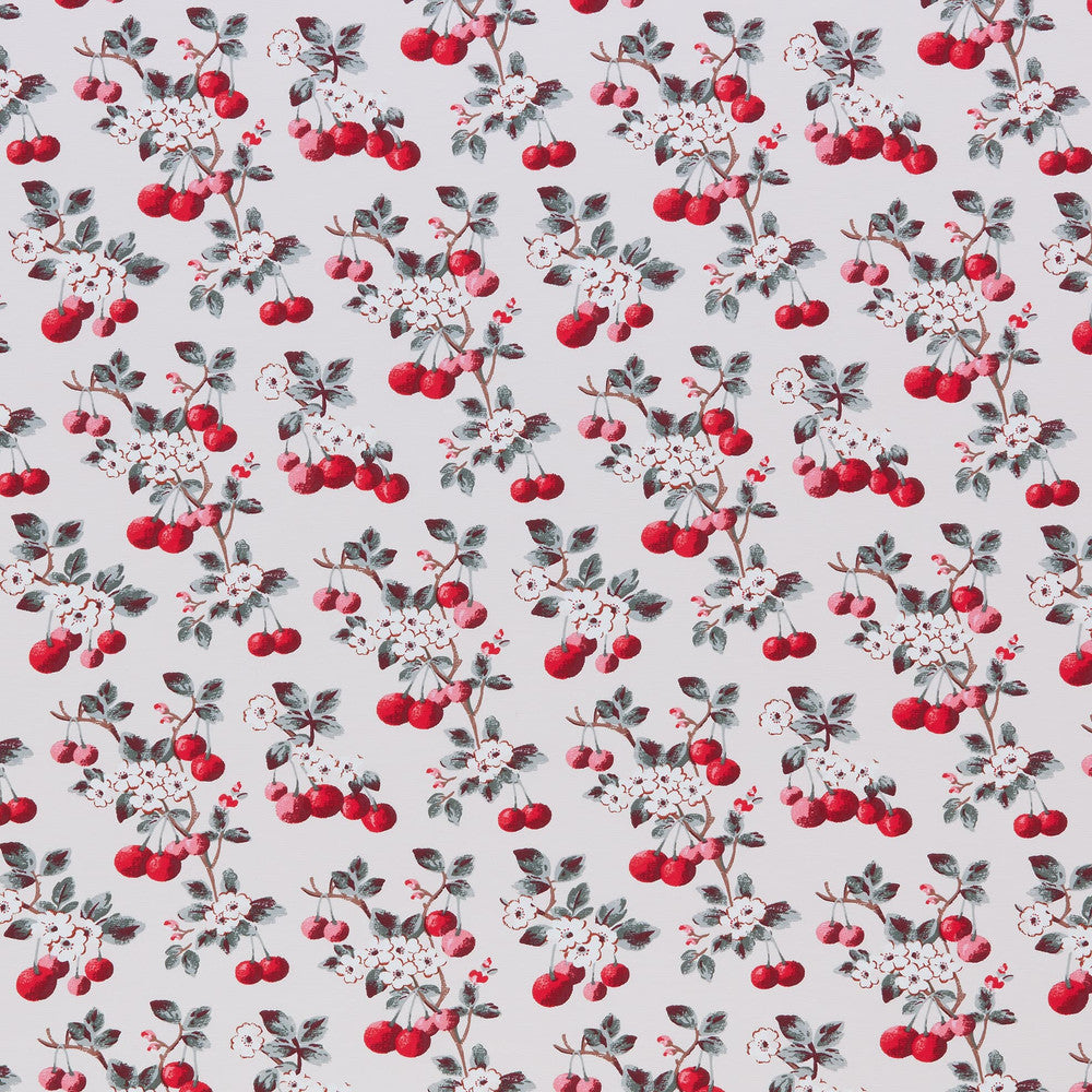 Flawless 1 Cherry by Stout Fabric CATH KIDSTON 100%COT TURKEY Horizontal: 13.5 and Vertical: 8.875 55 in - Fabric Carolina -